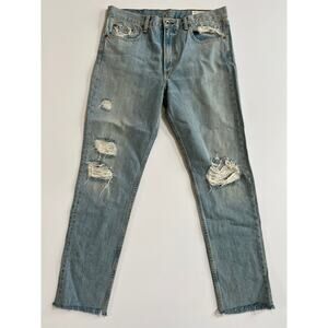 Rag & Bone Womens Union Pool Marilyn Distressed Jeans W1718K165UNI Size 31